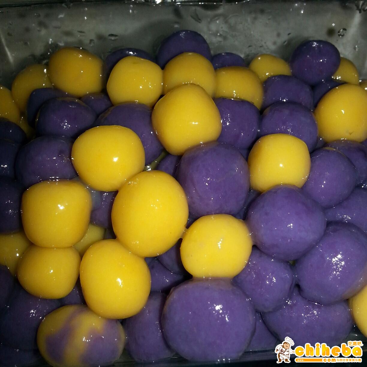 紫薯芋圆小食的做法 步骤9